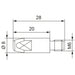 MIG Welding Contact Tips for Steel Ø 1.0mm Dimensions