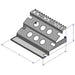 OmniWall Socket Ratchet & Extension Shelf Dimensions