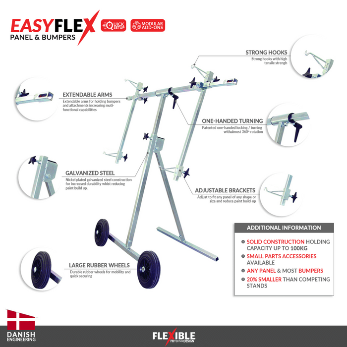 EasyFlex All-In-One Panel Stand | Auto Body Paint Stand | FL-805